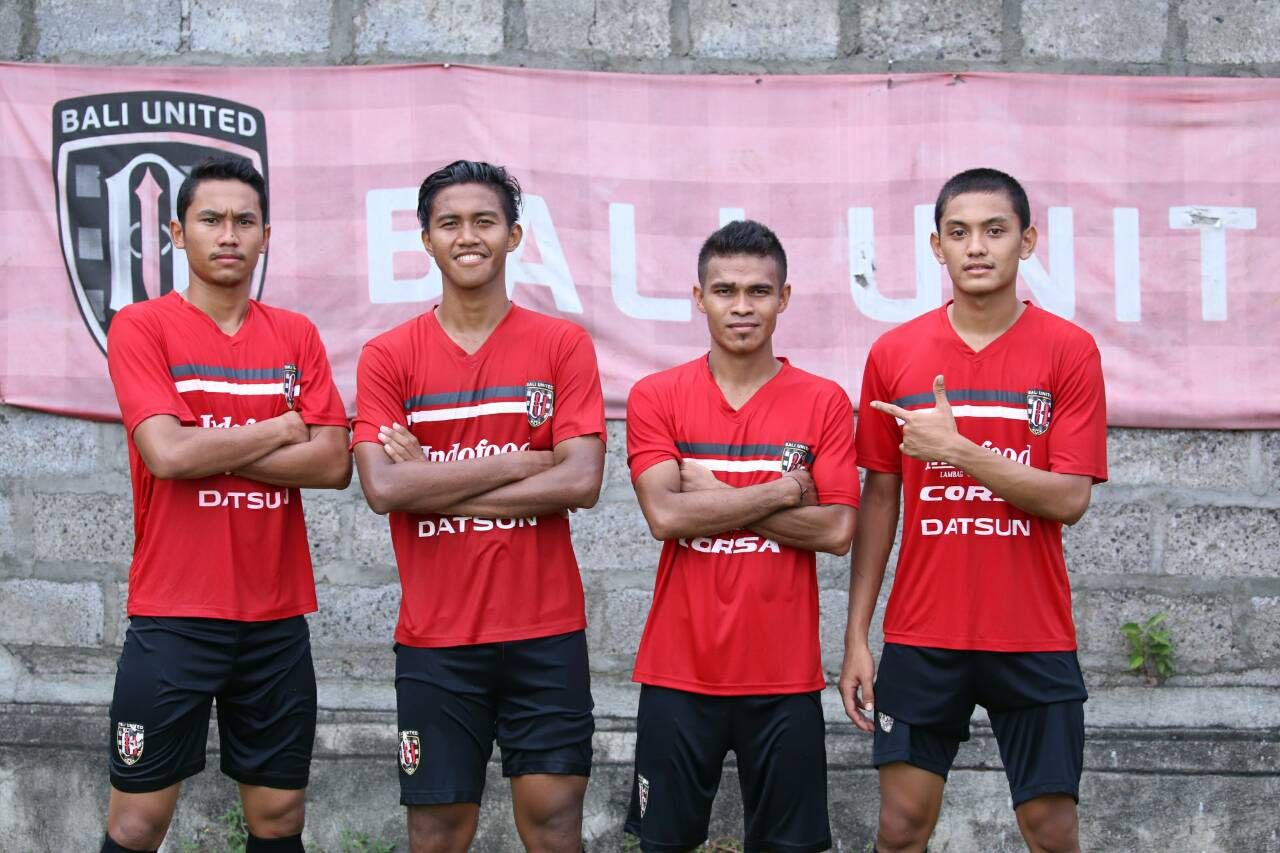 Kiri ke kanan: Ricky Fajrin, Ganjar Mukti, Irfandi Zein dan Martinus Novianto. Copyright: © Ian Setiawan/INDOSPORT